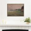 image:imageKate and Laurel Framed Canvas Wall Art Print Moonlite Evening Mist 1910 Jan Ciaglinski by Nostalgia Prints 24 x 18 Sylvie Walnut Frame Traditional Landscape Art for Wall Decor