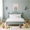 image:imageKate and Laurel Framed Canvas Wall Art Print Raccoon by July Art Prints 18 x 24 Sylvie White Frame Whimsical Kid Art for Wall Decor