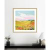 image:imageKate and Laurel Framed Wall Art Print Colorful Meadow Landscape by The Creative Bunch Studio 26 x 26 Florence Gold Frame Whimsical Landscapes Nature Flowers Art for Wall Decor34L x 34W