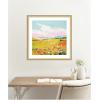 image:imageKate and Laurel Framed Wall Art Print Colorful Meadow Landscape by The Creative Bunch Studio 26 x 26 Florence Gold Frame Whimsical Landscapes Nature Flowers Art for Wall Decor26L x 26W