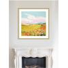 image:imageKate and Laurel Framed Wall Art Print Colorful Meadow Landscape by The Creative Bunch Studio 26 x 26 Florence Gold Frame Whimsical Landscapes Nature Flowers Art for Wall Decor34L x 34W