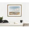 image:imageKate and Laurel Framed Wall Art Print Marshland by Crystal Lynn Collins 26 x 22 Woodgrain Stripe Mocha Frame Rustic Farmhouse Landscapes Nature Art for Wall Decor26L x 22W