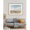 image:imageKate and Laurel Framed Wall Art Print Marshland by Crystal Lynn Collins 26 x 22 Woodgrain Stripe Mocha Frame Rustic Farmhouse Landscapes Nature Art for Wall Decor42L x 34W
