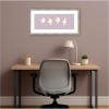 image:imageKate and Laurel Framed Wall Art Print Minimalist Birds Panel 3 Light Purple by Laura Moss 25 x 13 Belvedere Silver Frame Modern Contemporary Animal Art for Wall Decor