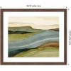 image:imageKate and Laurel Framed Wall Art Print Natures Charm l by Nikita Jariwala 26 x 22 Florence Medium Brown Frame Modern Contemporary Abstract Art for Wall Decor26L x 22W