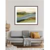 image:imageKate and Laurel Framed Wall Art Print Natures Charm l by Nikita Jariwala 26 x 22 Florence Medium Brown Frame Modern Contemporary Abstract Art for Wall Decor42L x 34W