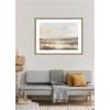 image:imageKate and Laurel Framed Wall Art Print Neutral Abstract Landscape by The Creative Bunch Studio 26 x 20 Woodgrain Stripe Mocha Frame Modern Contemporary Landscape Art for Wall Decor42L x 32W