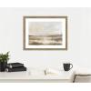 image:imageKate and Laurel Framed Wall Art Print Neutral Abstract Landscape by The Creative Bunch Studio 26 x 20 Woodgrain Stripe Mocha Frame Modern Contemporary Landscape Art for Wall Decor26L x 20W