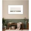 image:imageKate and Laurel Framed Wall Art Print Pale Sky by Emiko and Mark Franzen F2 Images 42 x 20 Woodgrain Stripe Mocha Frame Coastal Beach Art for Wall DecorFlorence Silver