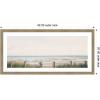 image:imageKate and Laurel Framed Wall Art Print Pale Sky by Emiko and Mark Franzen F2 Images 42 x 20 Woodgrain Stripe Mocha Frame Coastal Beach Art for Wall DecorWoodgrain Stripe Mocha