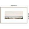 image:imageKate and Laurel Framed Wall Art Print Pale Sky by Emiko and Mark Franzen F2 Images 42 x 20 Woodgrain Stripe Mocha Frame Coastal Beach Art for Wall DecorFlorence Silver