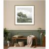image:imageKate and Laurel Framed Wall Art Print Shades of Olive No 1 by Mary Sparrow 26 x 26 Woodgrain Stripe Mocha Frame Modern Contemporary Landscape Art for Wall DecorWoodgrain Stripe Mocha