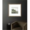 image:imageKate and Laurel Framed Wall Art Print Shades of Olive No 1 by Mary Sparrow 26 x 26 Woodgrain Stripe Mocha Frame Modern Contemporary Landscape Art for Wall DecorWoodgrain Stripe Mocha