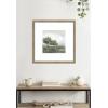 image:imageKate and Laurel Framed Wall Art Print Shades of Olive No 1 by Mary Sparrow 26 x 26 Woodgrain Stripe Mocha Frame Modern Contemporary Landscape Art for Wall DecorWoodgrain Stripe Mocha