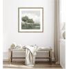 image:imageKate and Laurel Framed Wall Art Print Shades of Olive No 1 by Mary Sparrow 26 x 26 Woodgrain Stripe Mocha Frame Modern Contemporary Landscape Art for Wall DecorWoodgrain Stripe Mocha