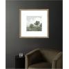 image:imageKate and Laurel Framed Wall Art Print Shades of Olive No 2 by Mary Sparrow 26 x 26 Woodgrain Stripe Mocha Frame Rustic Farmhouse Landscape Art for Wall DecorWoodgrain Stripe Mocha