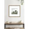 image:imageKate and Laurel Framed Wall Art Print Shades of Olive No 2 by Mary Sparrow 26 x 26 Woodgrain Stripe Mocha Frame Rustic Farmhouse Landscape Art for Wall DecorWoodgrain Stripe Mocha