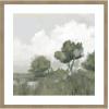 image:imageKate and Laurel Framed Wall Art Print Shades of Olive No 2 by Mary Sparrow 26 x 26 Woodgrain Stripe Mocha Frame Rustic Farmhouse Landscape Art for Wall DecorWoodgrain Stripe Mocha