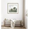 image:imageKate and Laurel Framed Wall Art Print Shades of Olive No 2 by Mary Sparrow 26 x 26 Woodgrain Stripe Mocha Frame Rustic Farmhouse Landscape Art for Wall DecorWoodgrain Stripe Mocha