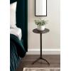 image:imageKate and Laurel Henshall MidCentury Metal Round Side Table 12 x 12 x 24 Bronze Sand Cast Aluminum Sculptural Indoor Plant Stand with Tripod Base for Use as End Table or Bedroom NightstandBronze