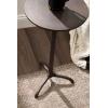 image:imageKate and Laurel Henshall MidCentury Metal Round Side Table 12 x 12 x 24 Bronze Sand Cast Aluminum Sculptural Indoor Plant Stand with Tripod Base for Use as End Table or Bedroom NightstandBronze
