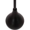 image:imageKate and Laurel Hersi Decorative Modern Pedestal Drink Table 7 x 7 x 20 Dark Brown Cast Aluminum Mini Table with Teardrop Base for Use as Small Plant Stand or Living Room Martini TableBlack