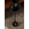image:imageKate and Laurel Hersi Decorative Modern Pedestal Drink Table 7 x 7 x 20 Dark Brown Cast Aluminum Mini Table with Teardrop Base for Use as Small Plant Stand or Living Room Martini TableDark Brown