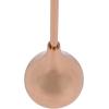image:imageKate and Laurel Hersi Decorative Modern Pedestal Drink Table 7 x 7 x 20 Rose Gold Cast Aluminum Mini Table with Teardrop Base for Use as Small Plant Stand or Living Room Martini Table