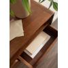 image:imageKate and Laurel Kato Modern Floating Console Table for Entryway 30 x 10 x 9 Walnut Brown Decorative Transitional Floating Entryway Table with Storage Drawers for Living Room Storage Wall Shelf