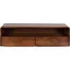 image:imageKate and Laurel Kato Modern Floating Console Table for Entryway 30 x 10 x 9 Walnut Brown Decorative Transitional Floating Entryway Table with Storage Drawers for Living Room Storage Wall Shelf
