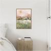 image:imageKate and Laurel Neutral Landscape 02 Framed Canvas Wall Art by Annie Quigley 18 x 24 Sylvie Beaded Rustic Natural Farmhouse Landscapes Nature Art for Wall Decor Living Room Bedroom