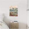 image:imageKate and Laurel Neutral Landscape 03 Framed Canvas Wall Art by Annie Quigley 18 x 24 Sylvie Beaded White Modern Landscapes Nature Art for Wall Decor Living Room Bedroom