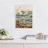 image:imageKate and Laurel Neutral Landscape 03 Framed Canvas Wall Art by Annie Quigley 18 x 24 Sylvie Beaded White Modern Landscapes Nature Art for Wall Decor Living Room Bedroom