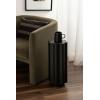 image:imageKate and Laurel Pandey Modern Metal Wavy Drink Table 9 x 9 x 22 Antique Brass Curvy Mini Table for Use as a Pedestal Plant Stand Indoors or as a Small Nightstand OptionBlack