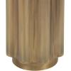 image:imageKate and Laurel Pandey Modern Metal Wavy Drink Table 9 x 9 x 22 Antique Brass Curvy Mini Table for Use as a Pedestal Plant Stand Indoors or as a Small Nightstand OptionGold