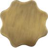 image:imageKate and Laurel Pandey Modern Metal Wavy Drink Table 9 x 9 x 22 Antique Brass Curvy Mini Table for Use as a Pedestal Plant Stand Indoors or as a Small Nightstand OptionGold