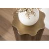 image:imageKate and Laurel Pandey Modern Metal Wavy Drink Table 9 x 9 x 22 Antique Brass Curvy Mini Table for Use as a Pedestal Plant Stand Indoors or as a Small Nightstand OptionGold