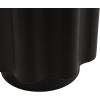 image:imageKate and Laurel Pandey Modern Metal Wavy Drink Table 9 x 9 x 22 Antique Brass Curvy Mini Table for Use as a Pedestal Plant Stand Indoors or as a Small Nightstand OptionBlack