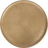 image:imageKate and Laurel Rava Modern Metal Round Side Table 14 x 14 x 22 Gold Cast Aluminum Accent Table for Use as Indoor Plant Stand or Living Room Decor PieceGold