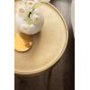 image:imageKate and Laurel Rava Modern Metal Round Side Table 14 x 14 x 22 Gold Cast Aluminum Accent Table for Use as Indoor Plant Stand or Living Room Decor PieceGold