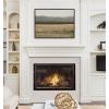 image:imageKate and Laurel Sylvie AA On The Range Framed Canvas Wall Art by Alicia Abla 28x38 Brown Modern Natural Prairie Landscape Art