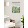 image:imageKate and Laurel Sylvie Graubunden Framed Canvas Wall Art by Nikita Jariwala 18x24 Gray Soft Colorful Nature Mountain Landscape Art for Wall Home DecorGray