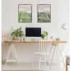 image:imageKate and Laurel Sylvie Graubunden Framed Canvas Wall Art by Nikita Jariwala 18x24 Gray Soft Colorful Nature Mountain Landscape Art for Wall Home DecorGray