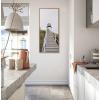 image:imageKate and Laurel Sylvie Maine Lighthouse Framed Canvas Wall Art by Patricia Hasz of Patricia Rae Photography 18x40 Natural Coastal Landscape Art PanelNatural