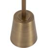 image:imageKate and Laurel Tira Elegant Metal Round Side Table 14 x 14 x 24 Antique Brass Vintage Circle End Table for Use as Bedroom Nightstand or Living Room Table Option