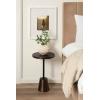 image:imageKate and Laurel Tira Elegant Metal Round Side Table 14 x 14 x 24 Bronze Modern Circle End Table for Use as Bedroom Nightstand or Living Room Table Option