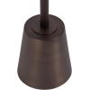 image:imageKate and Laurel Tira Round Marble Side Table 14 x 14 x 24 Brown Marble and Bronze Decorative Pedestal End Table for Use as a Bedroom Nightstand or Living Room Plant Stand Table