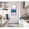 image:imageKate and Laurel Two Ducks in a Lake during Pastel Moonrise over Icelandic Mountains Panel Framed Canvas Wall Art by Michael Schauer 18 x 40 Sylvie Black Coastal Landscapes Animals Art for Wall