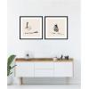 image:imageSketched Bird On Branch 2 Piece Framed Wall Art Print Set by Danushka Abeygoda