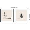 image:imageSketched Bird On Branch 2 Piece Framed Wall Art Print Set by Danushka Abeygoda